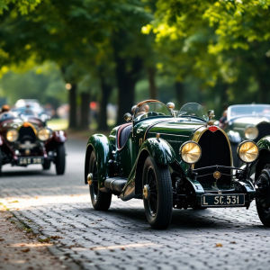 Celebrazione del centenario del Reale Premio Roma con Bugatti Tipo 35