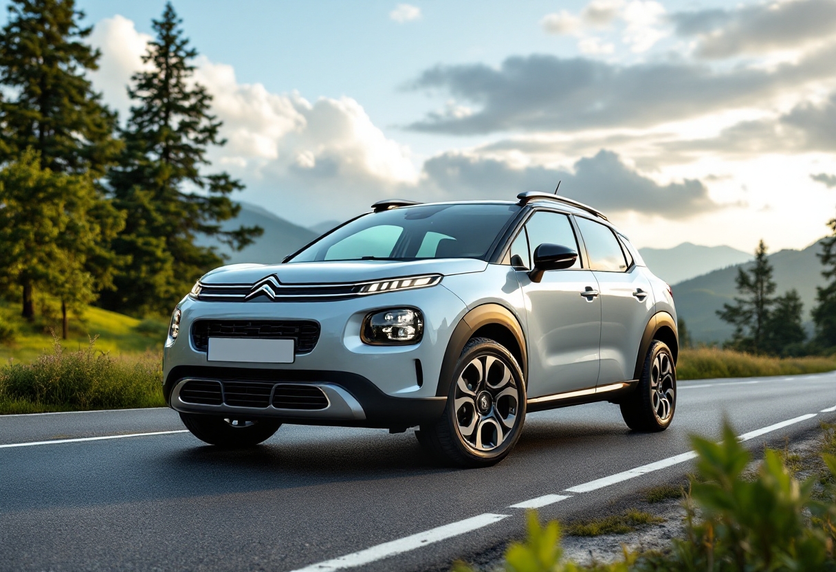 Citroën C3 Aircross in un ambiente urbano moderno