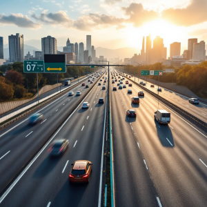 Immagine che mostra il traffico sulla A22 in tempo reale