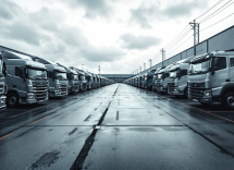 Grafico che mostra il calo delle immatricolazioni di camion