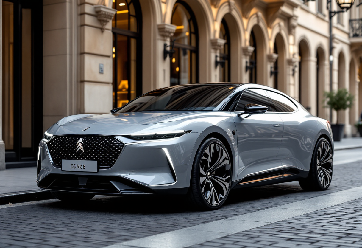 L'auto ufficiale del presidente Macron, DS N°8