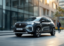 Dacia Spring 2024 in un ambiente urbano moderno
