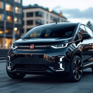 Fiat Grande Panda Elettrica in un contesto urbano