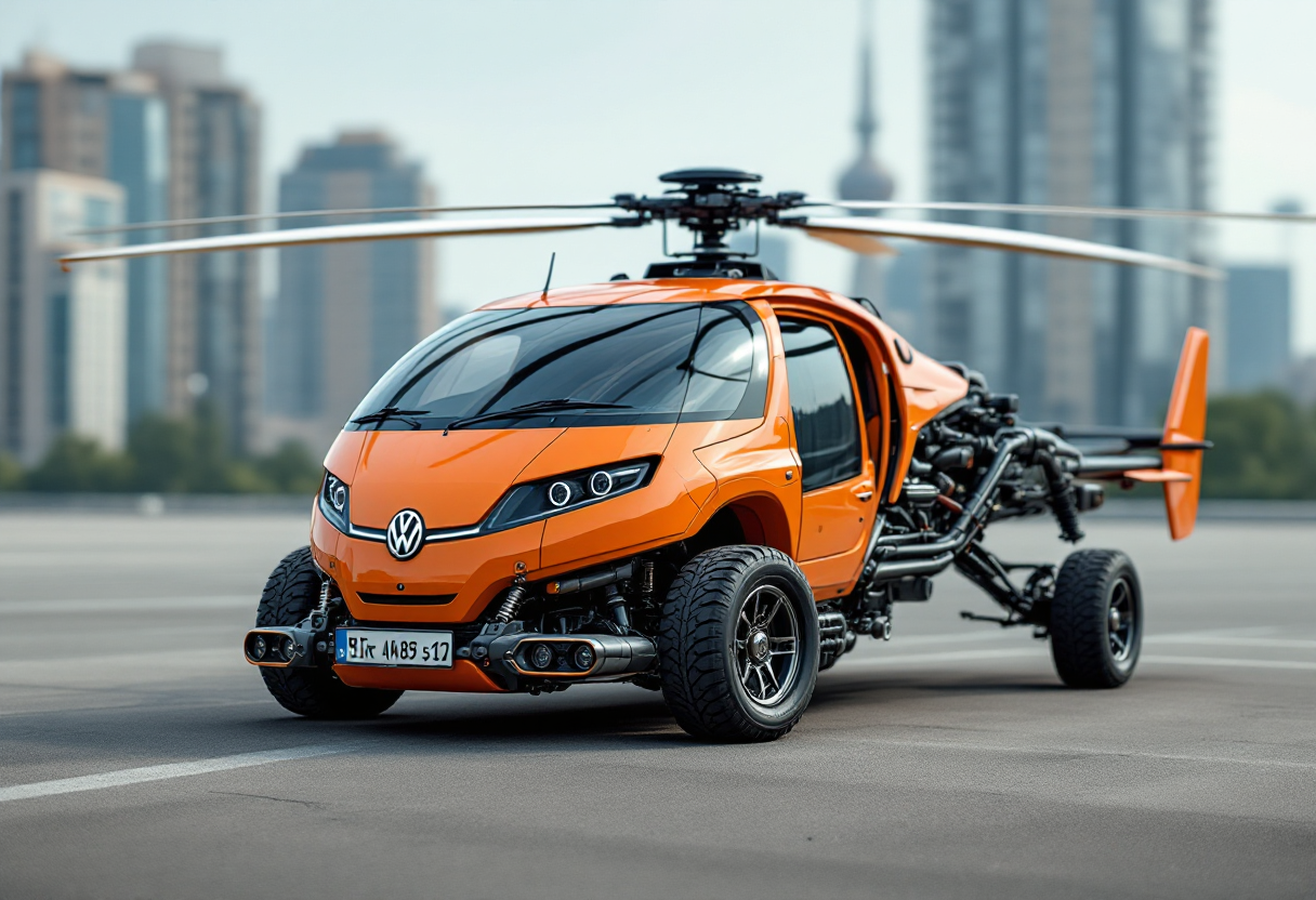 Frankencopter, un'opera d'arte che unisce design e auto