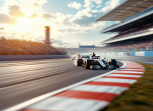 George Russell festeggia la vittoria al Gran Premio del Canada 2025 di F1