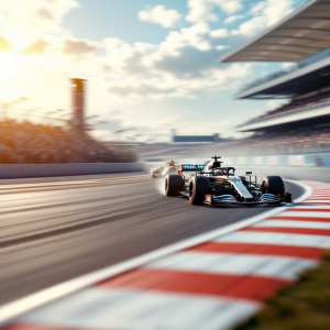George Russell festeggia la vittoria al Gran Premio del Canada 2025 di F1