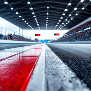 Honda Civic Type R 2025 in pista durante un giro veloce