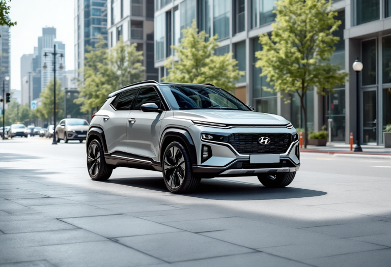 Hyundai Inster Cross, citycar elettrica con design moderno