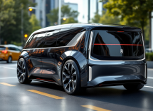 Hyundai Staria rinnovata in un contesto urbano moderno