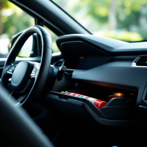 Estintore in auto pronto per emergenze