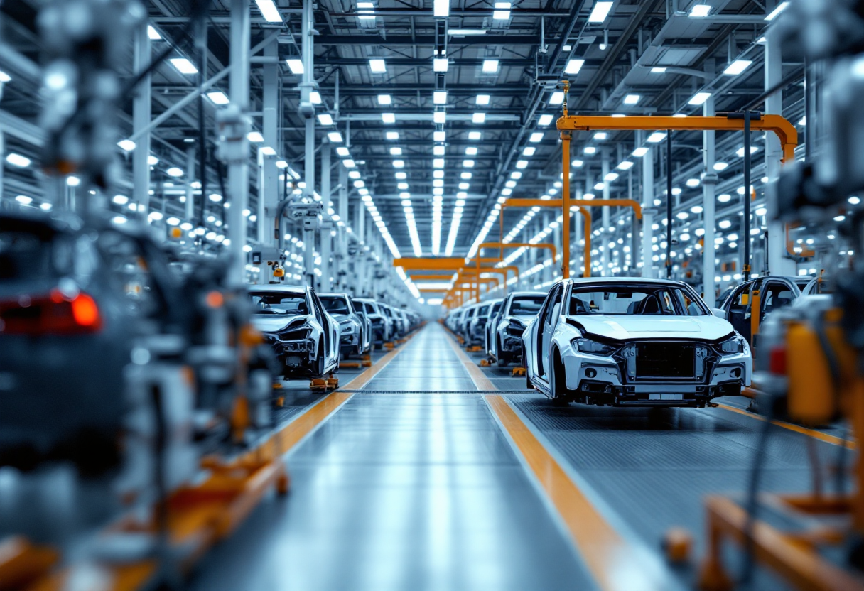 Immagine che rappresenta l'innovazione nell'industria automotive europea