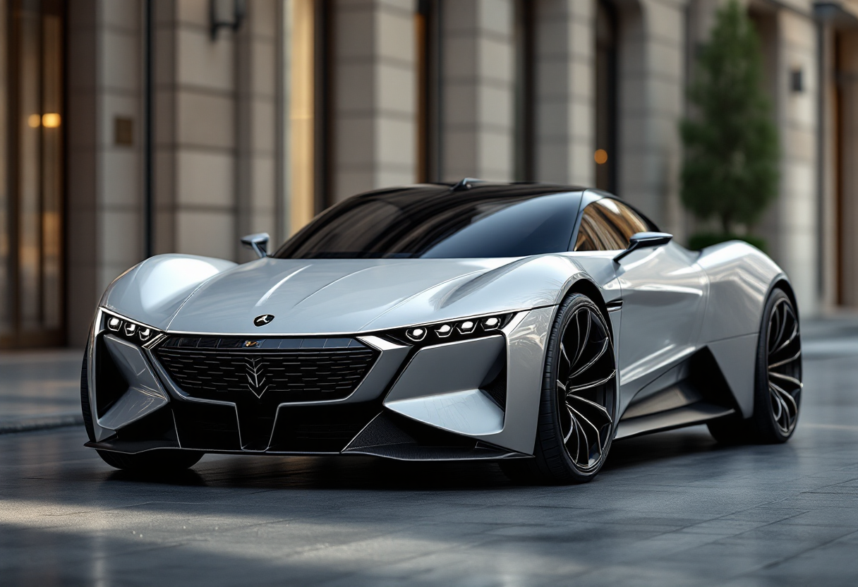 Isdera Imperator 108i in esposizione con design unico