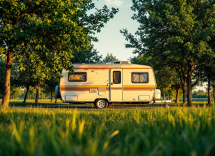Camper in Germania con ispezione GPL in corso