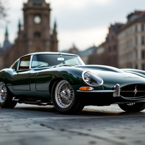 Jaguar E-Type GTO con design moderno e sportivo