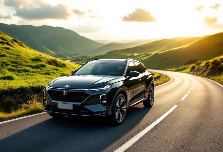 Kia Sorento Hybrid 2024 in un paesaggio urbano