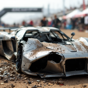 Immagine della SSC Ultimate Aero distrutta