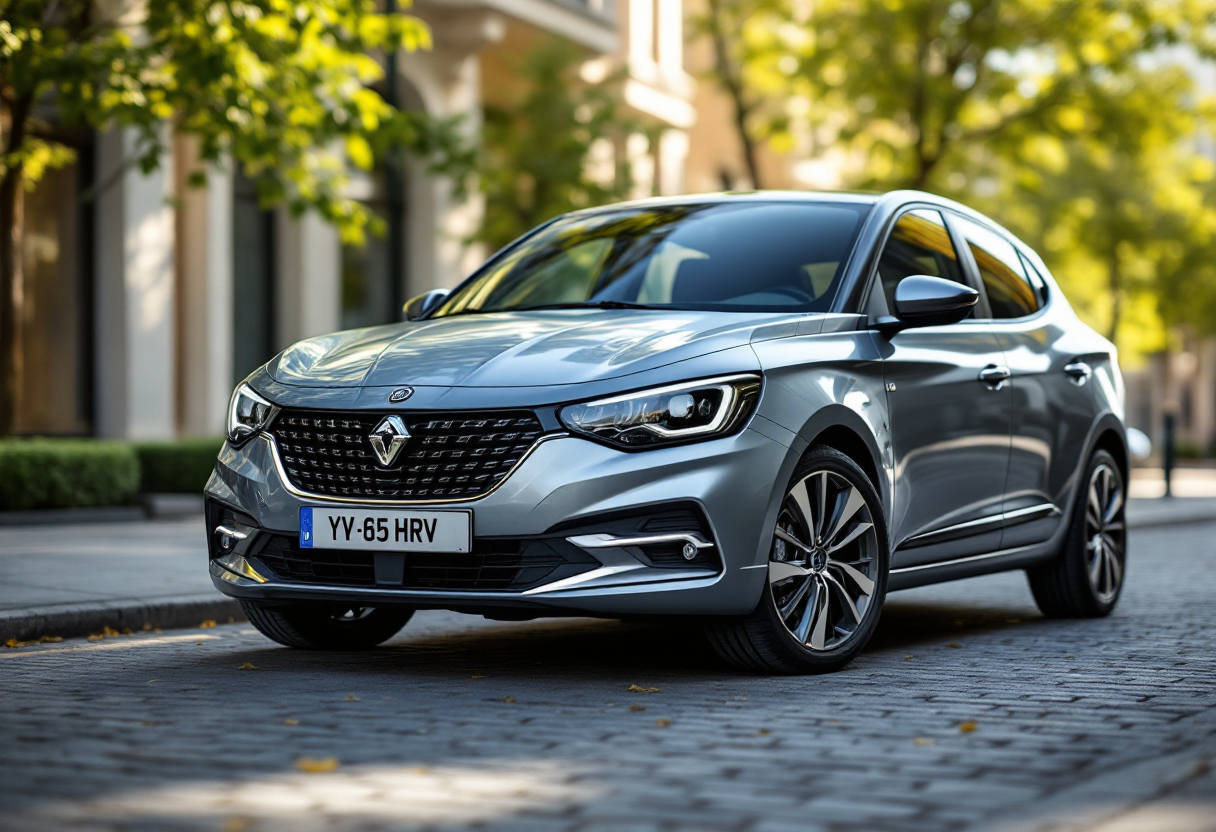 Lancia Ypsilon HF Line in movimento su strada