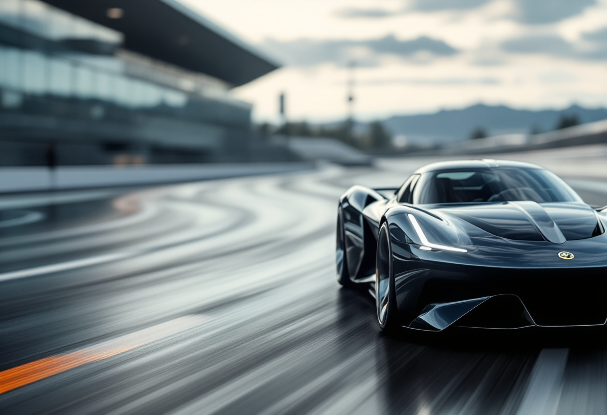 Lotus Emira 2025 in esposizione con nuove caratteristiche