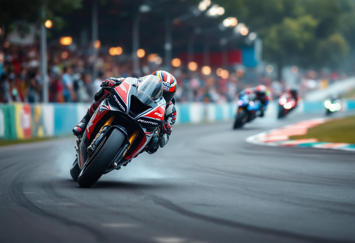 Marc Marquez in azione durante le libere del GP di Aragona