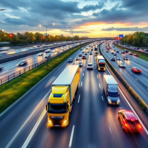 Immagine che mostra il monitoraggio del traffico sull'A14