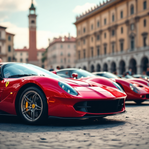 Immagine del Motor Valley Fest 2025 a Modena con auto storiche