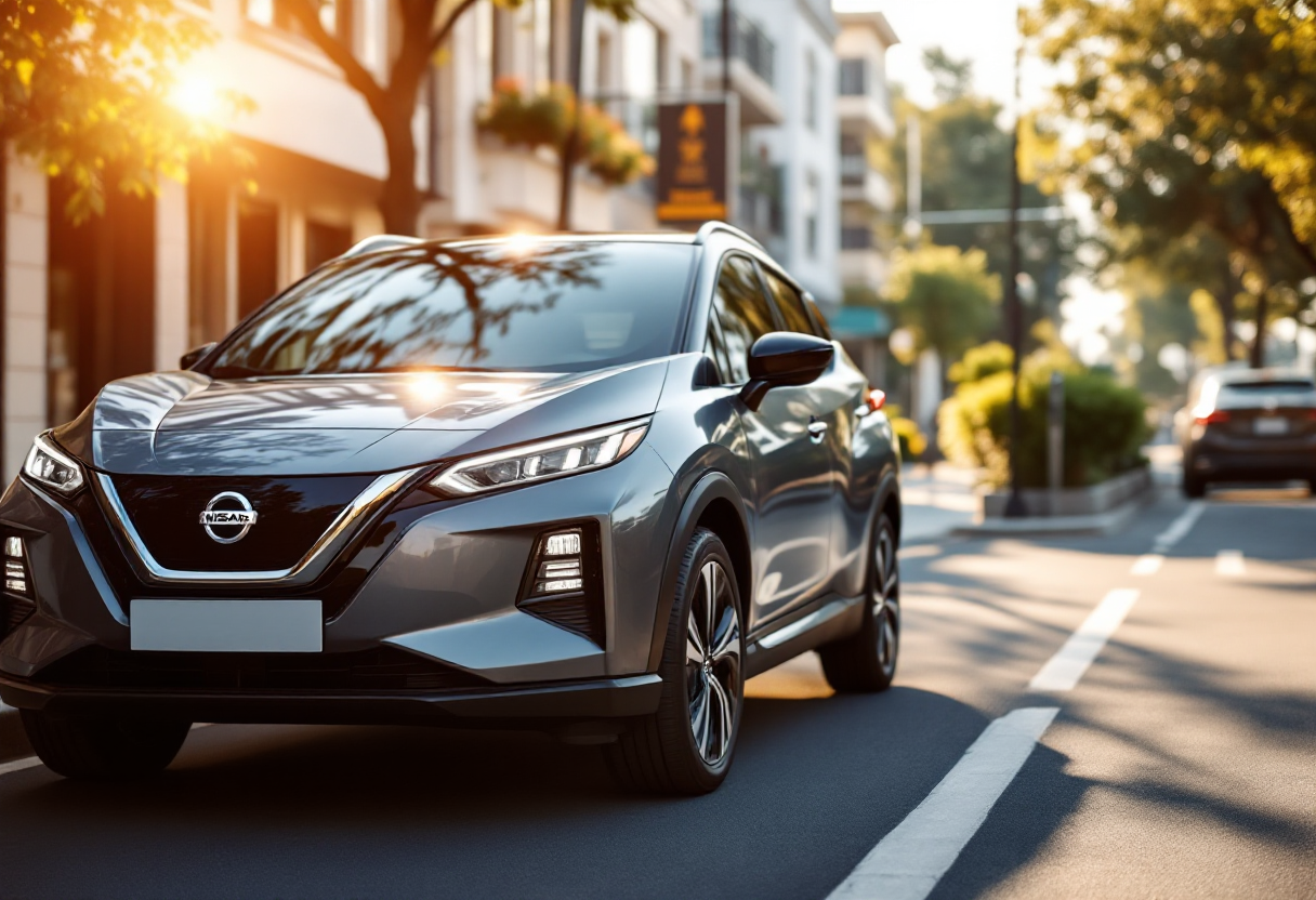 Nissan Leaf, crossover elettrico moderno e sostenibile
