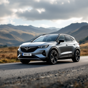 Opel Mokka GSE in movimento su strada