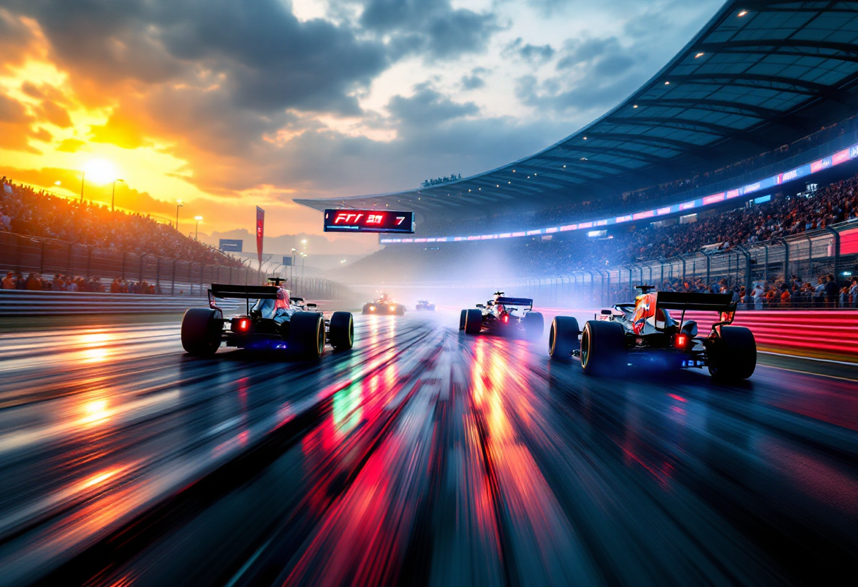 Oscar Piastri festeggia la vittoria al GP di Spagna 2025
