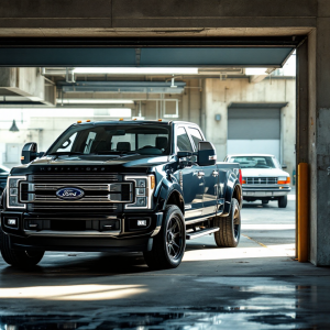 Ford F-250 bloccato in un garage a Las Vegas