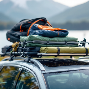 Portapacchi auto carico per vacanze estive