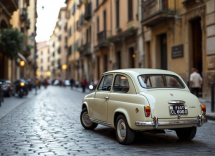 Prototipo 100 della Fiat 600 in esposizione