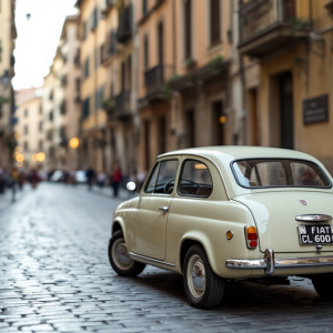Prototipo 100 della Fiat 600 in esposizione