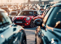 Raduno di auto che celebra l'identità degli appassionati
