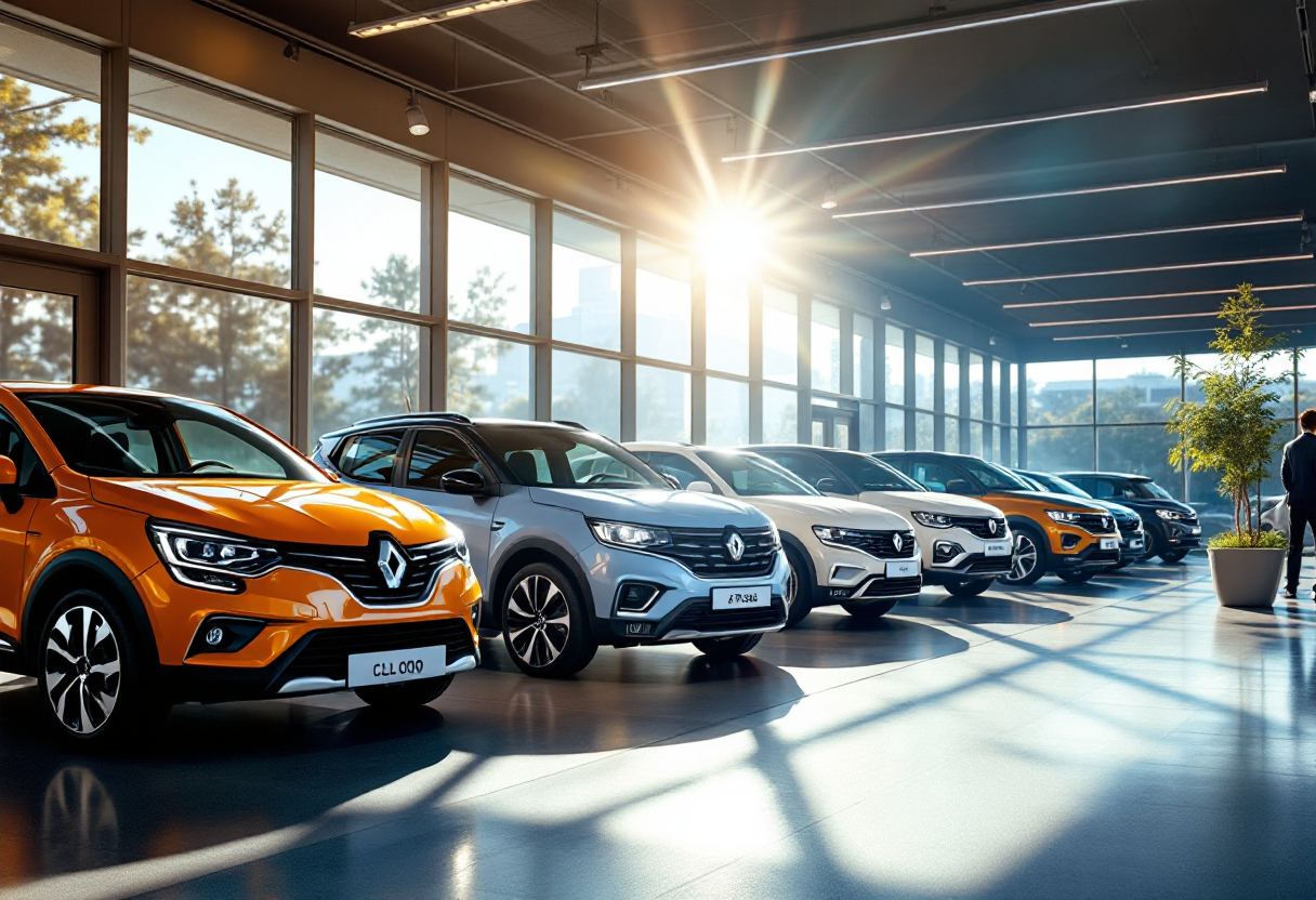 Renault Clio in un contesto urbano europeo