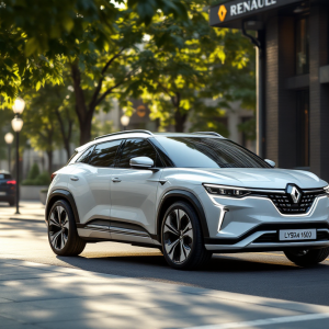 Renault Symbioz E-Tech 160 in movimento su strada