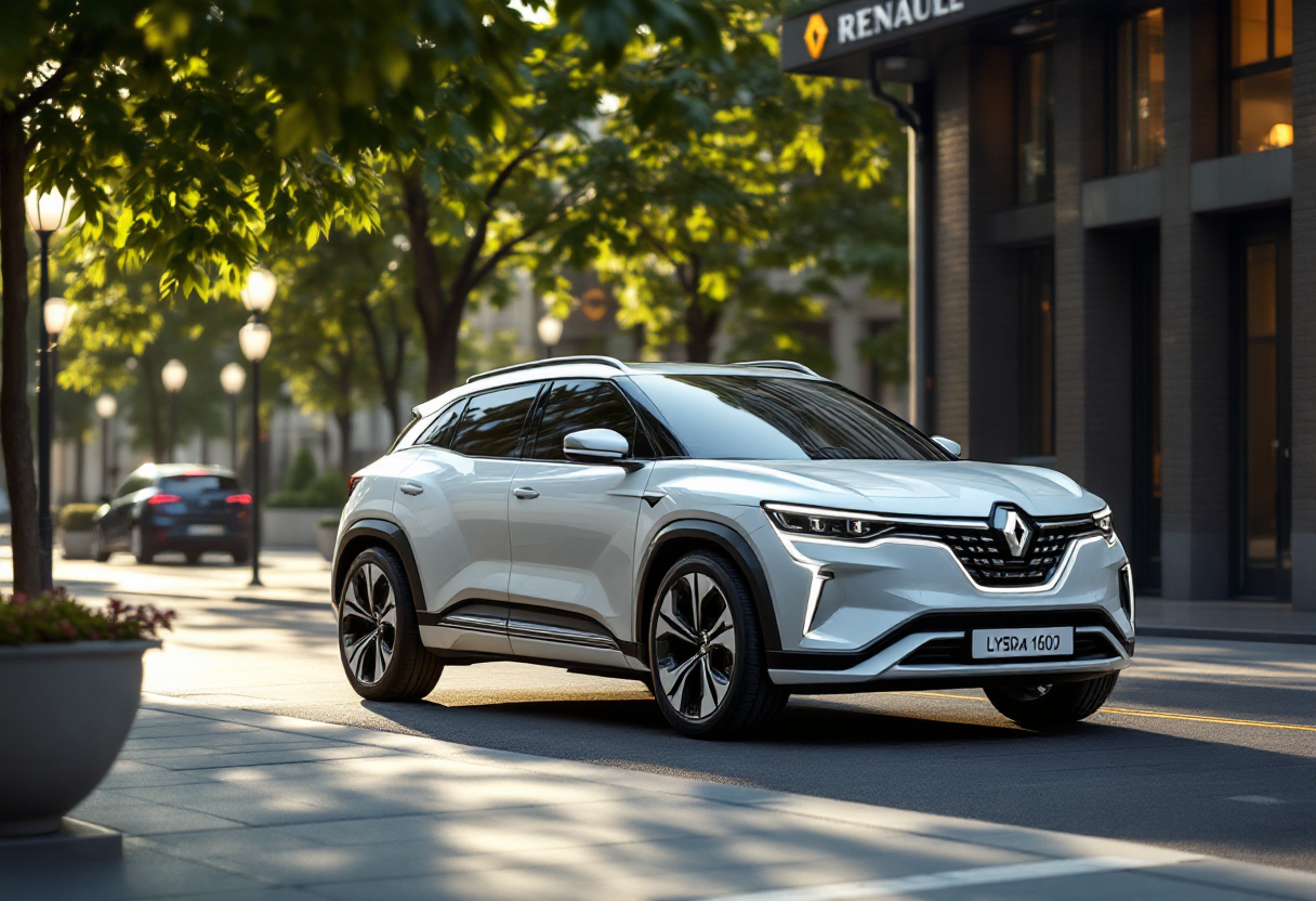 Renault Symbioz E-Tech 160 in movimento su strada