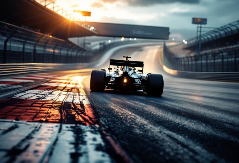 Riccardo Paletti in azione durante una gara di Formula 1