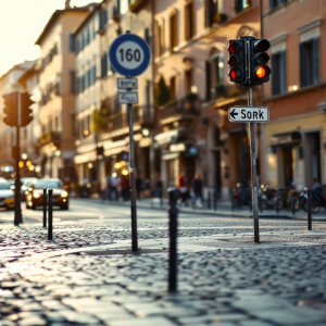 Manifestazione per lo sciopero del trasporto pubblico in Italia