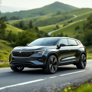 Skoda Space, nuovo SUV elettrico a sette posti