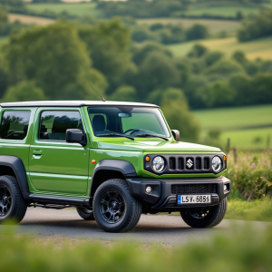 Suzuki Jimny 55ème Anniversaire in un paesaggio europeo