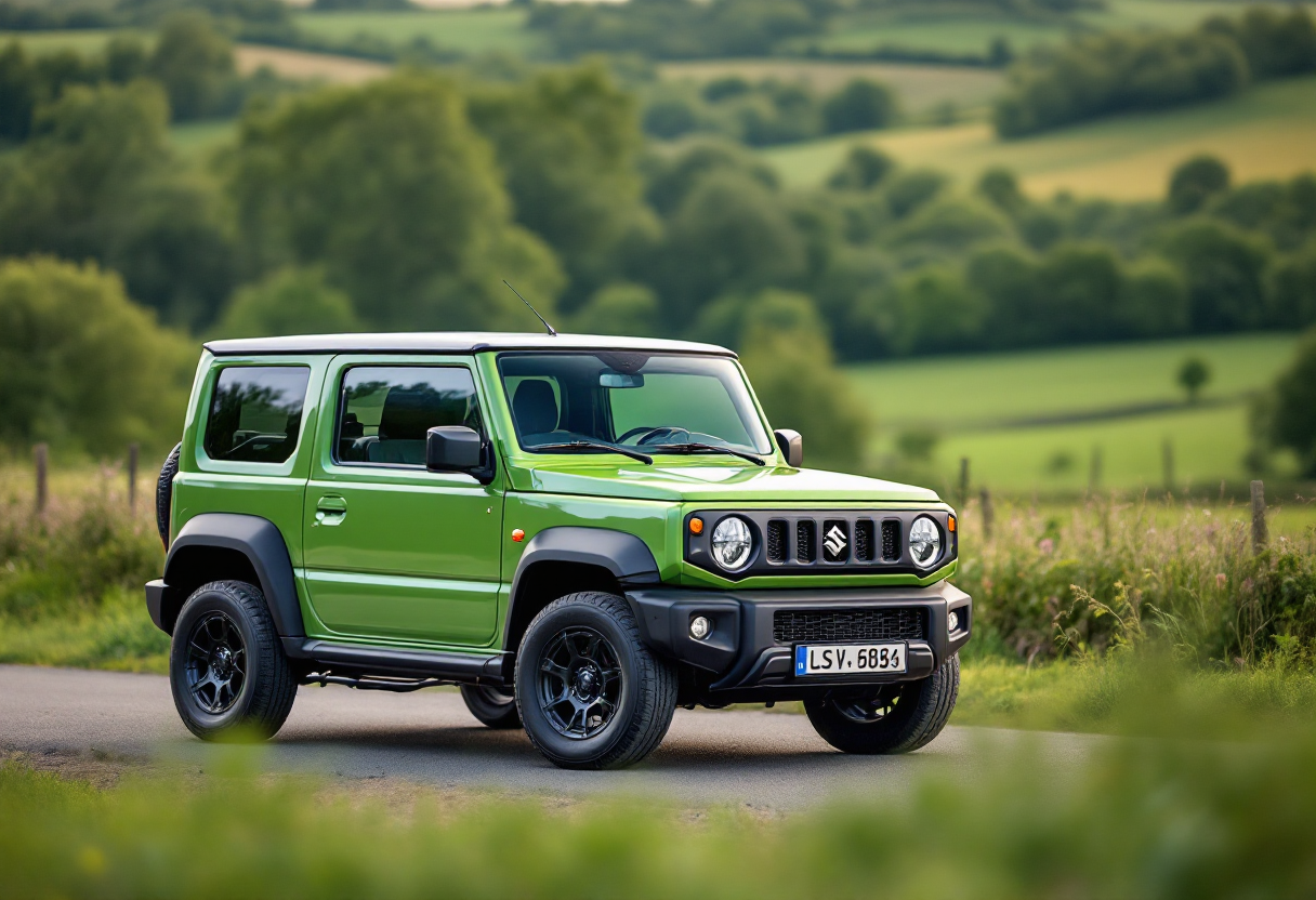 Suzuki Jimny 55ème Anniversaire in un paesaggio europeo