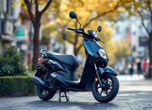 Scooter Sym Symphony ST 125 in movimento urbano