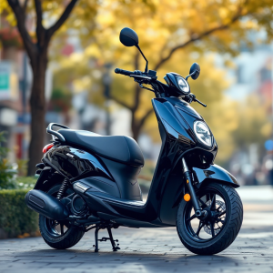 Scooter Sym Symphony ST 125 in movimento urbano