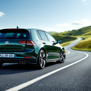 Volkswagen Golf GTI Edition 50 in un ambiente urbano
