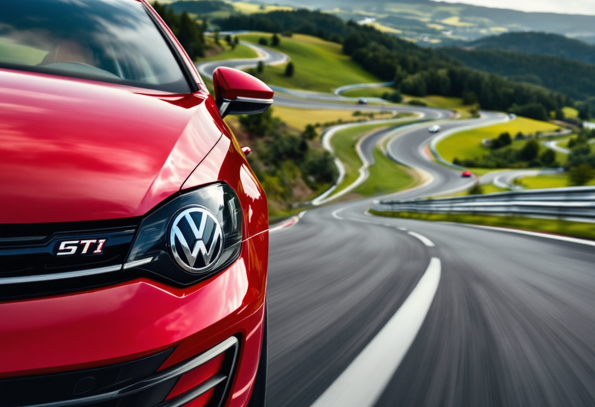 Volkswagen Golf GTI Edition 50 in azione alla 24 Ore del Nürburgring