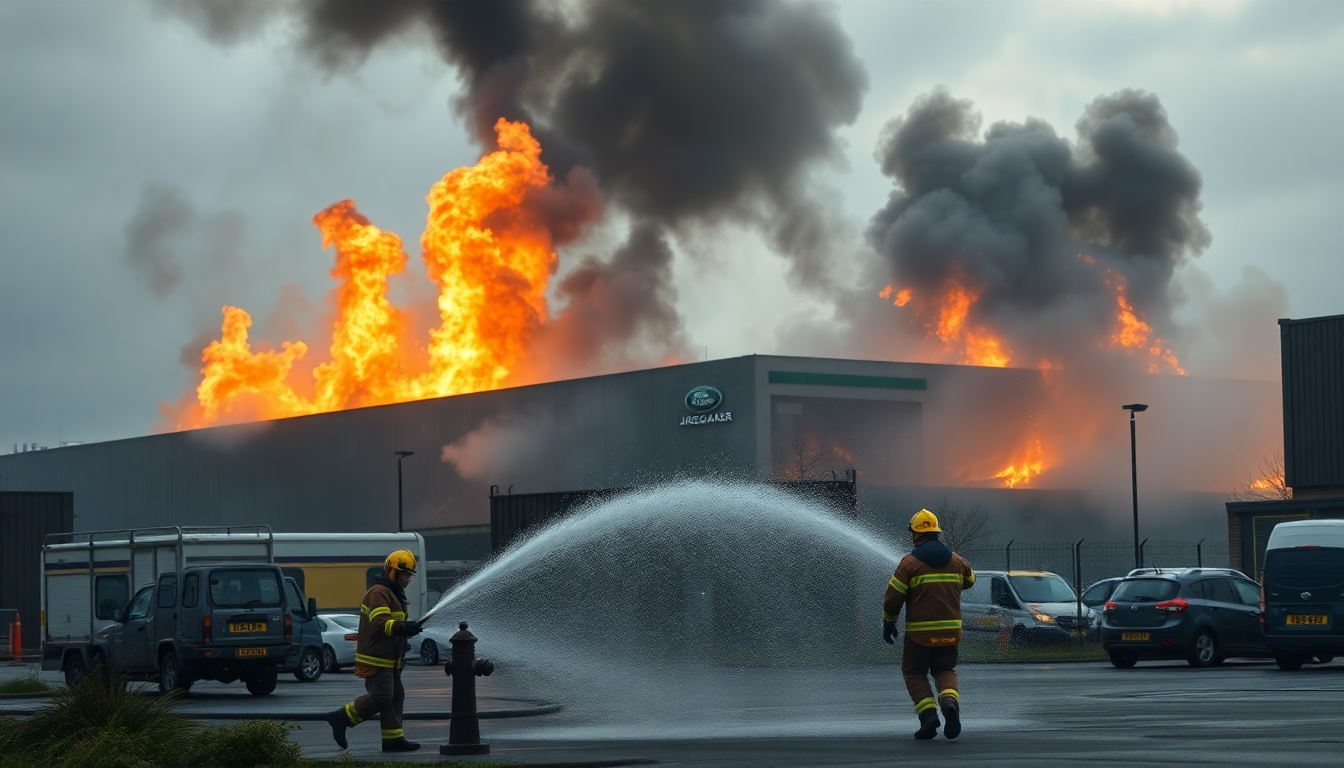 incendio alla fabbrica jaguar land rover dettagli e conseguenze 1751008200