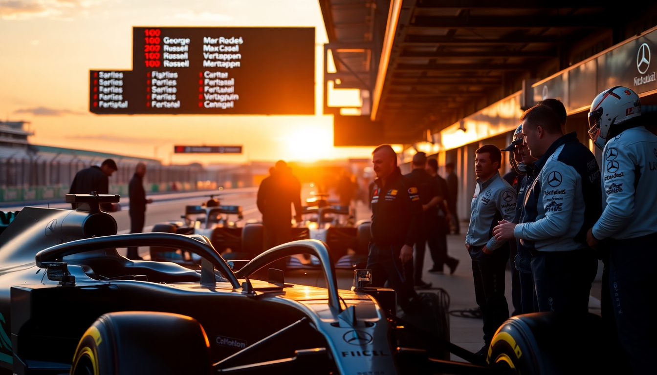 le voci di mercato su george russell e max verstappen in mercedes 1751754882