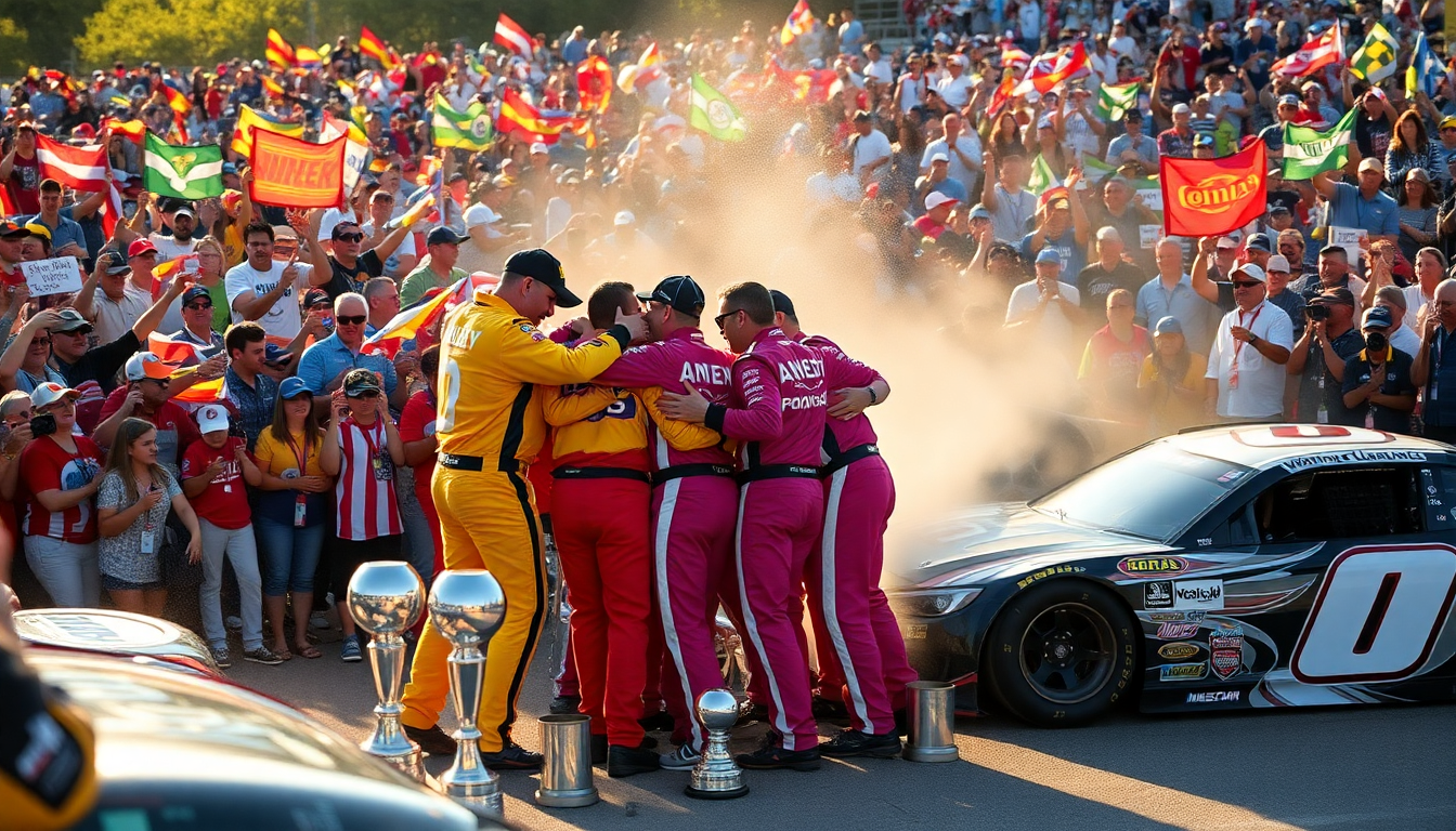 nascar celebrazioni dei piloti senza limiti ma con qualche precauzione python 1755121082