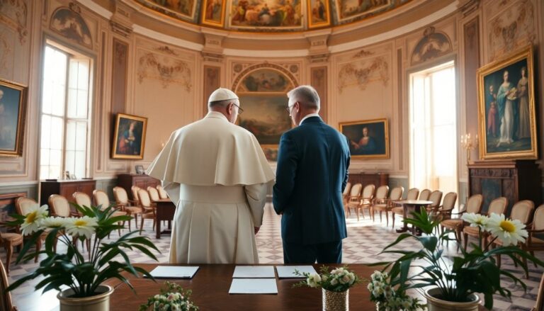 incontro storico tra papa leone xiv e john elkann al palazzo apostolico un dialogo per il futuro python 1758926695