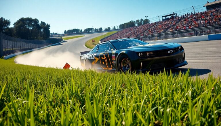 trackhouse e il grass grab cosa succede in nascar python 1757477434
